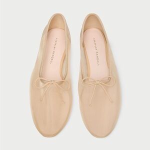 Loeffler Randall Landon Caramel Mesh Ballet Flats